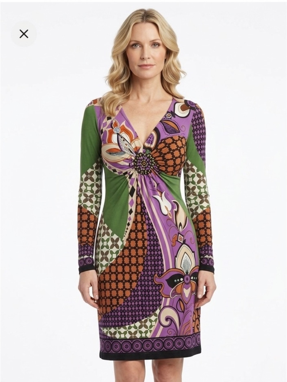 ECI New York size 6 floral party dress